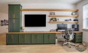 Custom Office Cabinets and shelving