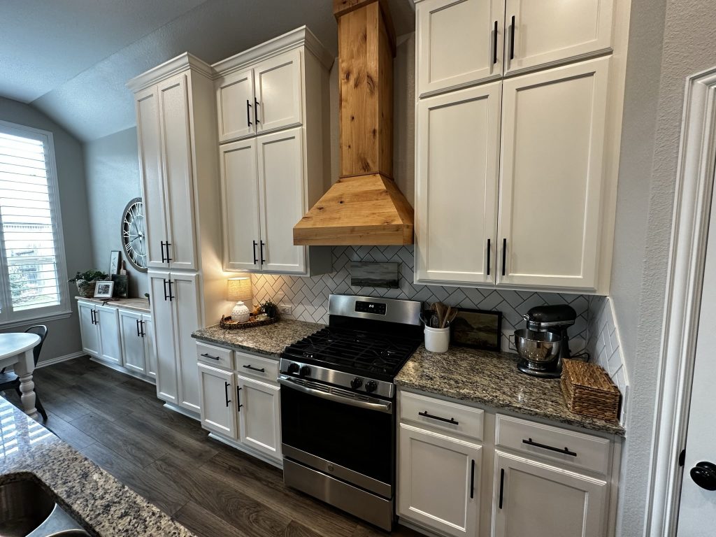 Custom Wood Range Stove Hood for Kitchen